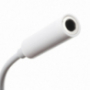Redukcia lightning na 3,5 mm jack pre iPhone - biela