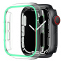 xDfind transparentné púzdro so svietiacim rámčekom pre Apple Watch 40mm - zelené