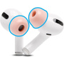 XDcase náhradné penové štuple s čistiacou tyčinkou pre AirPods Pro 1 / 2 - S/M/L - ružové