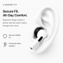 XDcase náhradné silikónové štuple s čistiacou tyčinkou pre AirPods Pro 3 - XXS/XS/S/M/L - čierne