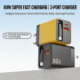 Sada adaptéra s portmi USB-C / USB-A a výsuvného kábla USB-C - 80W - čierna