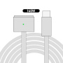 D038 opletaný nabíjací kábel - USB-C na MagSafe 3 pre MacBook - 2 m - tmavomodrý