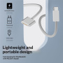 D038 opletaný nabíjací kábel - USB-C na MagSafe 3 pre MacBook - 2 m - tmavomodrý
