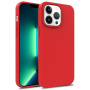 Matný ekologicky rozložiteľný kryt pre iPhone 16 Pro Max - červený