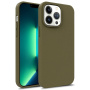 Matný ekologicky rozložiteľný kryt pre iPhone 16 Pro Max - olivový