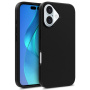 Matný ekologicky rozložiteľný kryt pre iPhone 16 - čierny