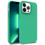 Matný ekologicky rozložiteľný kryt pre iPhone 16 Pro - tyrkysový