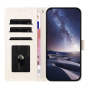 Flipové púzdro s prúžkami pre iPhone 17 Pro Max - červenoružové