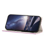 Flipové púzdro s prúžkami pre iPhone 16e / 17e - fialovoružové