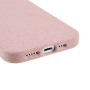 Matný ekologicky rozložiteľný kryt pre iPhone 15 - ružový