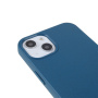Matný ekologicky rozložiteľný kryt pre iPhone 15 - tmavomodrý
