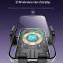 Yesido C320 držiak do auta na palubnú dosku s bezdrôtovým nabíjaním pre iPhone - čierny