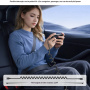 Yesido CA205 naťahovací nabíjací a dátový kábel - USB-C na USB-C - 1,2 m - čierny