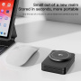 JJT-C42 3v1 skladací magnetický bezdrôtový stojan pre iPhone / Apple Watch / AirPods - 15W - strieborný