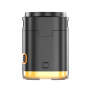 JJT-C53 Qi2 4v1 magnetický bezdrôtový stojan s lampou a USB-C káblom pre iPhone / Apple Watch / AirPods - 30W - čierny