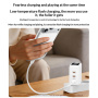 Yesido YC114 GaN rýchlonabíjací adaptér s displejom a portmi 2x USB-C / USB-A - 140W - biely