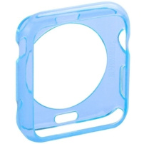 HAWEEL tenký priehladný obal / kryt pre Apple Watch 42mm - modrý