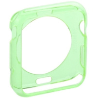 HAWEEL tenký priehladný obal / kryt pre Apple Watch 42mm - zelený