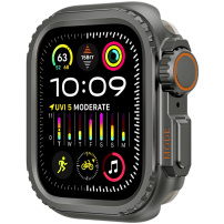 Kovové puzdro v štýle Watch Ultra pre Apple Watch 46mm - šedé