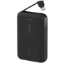 BELKIN Boost Charge powerbanka s integrovaným káblom USB-C a portom USB-C - 10 000 mAh - čierna