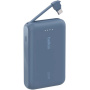 BELKIN Boost Charge powerbanka s integrovaným káblom USB-C a portom USB-C - 10 000 mAh - modrá