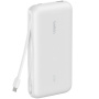 BELKIN Boost Charge powerbanka s integrovaným káblom USB-C a portmi USB-C / USB-A - 20 000 mAh - biela