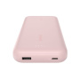BELKIN Boost Charge powerbanka s integrovaným káblom USB-C a portmi USB-C / USB-A - 20 000 mAh - ružová