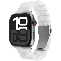 FIXED Resin Strap remienok pre Apple Watch 42mm / 41mm / 40mm / 38mm - biely