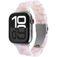 FIXED Resin Strap remienok pre Apple Watch 42mm / 41mm / 40mm / 38mm - ružový