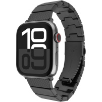 FIXED Resin Strap remienok pre Apple Watch Ultra 49mm / 46mm / 45mm / 44mm / 42mm - čierny