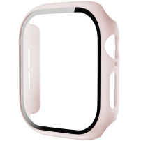 Matné púzdro s tvrdeným sklom pre Apple Watch 46mm - staroružové