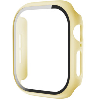 Matné puzdro s tvrdeným sklom pre Apple Watch 46mm - žlté