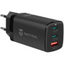 Tactical FlashBang 2.0 GaN rýchlonabíjací adaptér s portmi 2x USB-C / USB-A - 65W - čierny