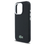 Lacoste Iconic Petit Pique Metal Logo kryt s MagSafe pre iPhone 16 Pro - čierny