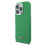 Lacoste Iconic Petit Pique Metal Logo kryt s MagSafe pre iPhone 16 Pro - zelený