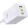 Baseus EnerFill FE11 GaN rýchlonabíjací adaptér s portmi 2x USB-C / USB-A - 100W - biely
