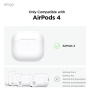ELAGO Pager obal v štýle pageru pre AirPods 4 / 5 - béžový