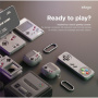ELAGO AW5 Retro obal s karabínou v štýle hernej konzoly pre AirPods 4 / 5 - sivý