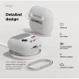 ELAGO AW5 Retro obal s karabínou v štýle hernej konzoly pre AirPods 4 / 5 - sivý