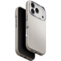 UNIQ Lyden MagClick kožený kryt s MagSafe pre iPhone 17 Pro - krémový