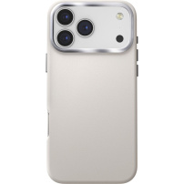 UNIQ Lyden MagClick kožený kryt s MagSafe pre iPhone 17 Pro Max - krémový