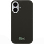 Lacoste Iconic Petit Pique Metal Logo kryt s MagSafe pre iPhone 16 - čierny