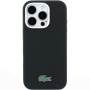 Lacoste Iconic Petit Pique Metal Logo kryt s MagSafe pre iPhone 16 Pro Max - čierny