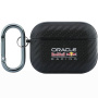 Oracle Red Bull Racing obal so vzorom karbónových vlákien pre AirPods Pro 3 - čierny