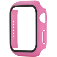 Ochranné puzdro s tvrdeným sklom pre Apple Watch 40mm - ružové