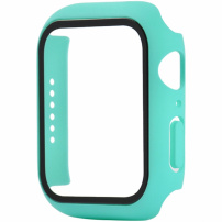 Ochranné puzdro s tvrdeným sklom pre Apple Watch 40mm - tyrkysové