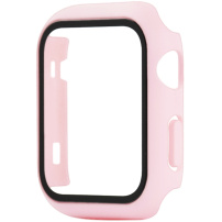 Ochranné puzdro s tvrdeným sklom pre Apple Watch 42mm - svetloružové
