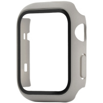 Ochranné puzdro s tvrdeným sklom pre Apple Watch 42mm - béžové