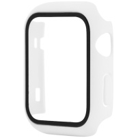 Ochranné puzdro s tvrdeným sklom pre Apple Watch 42mm - biele