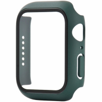 Ochranné puzdro s tvrdeným sklom pre Apple Watch 44mm - tmavozelené